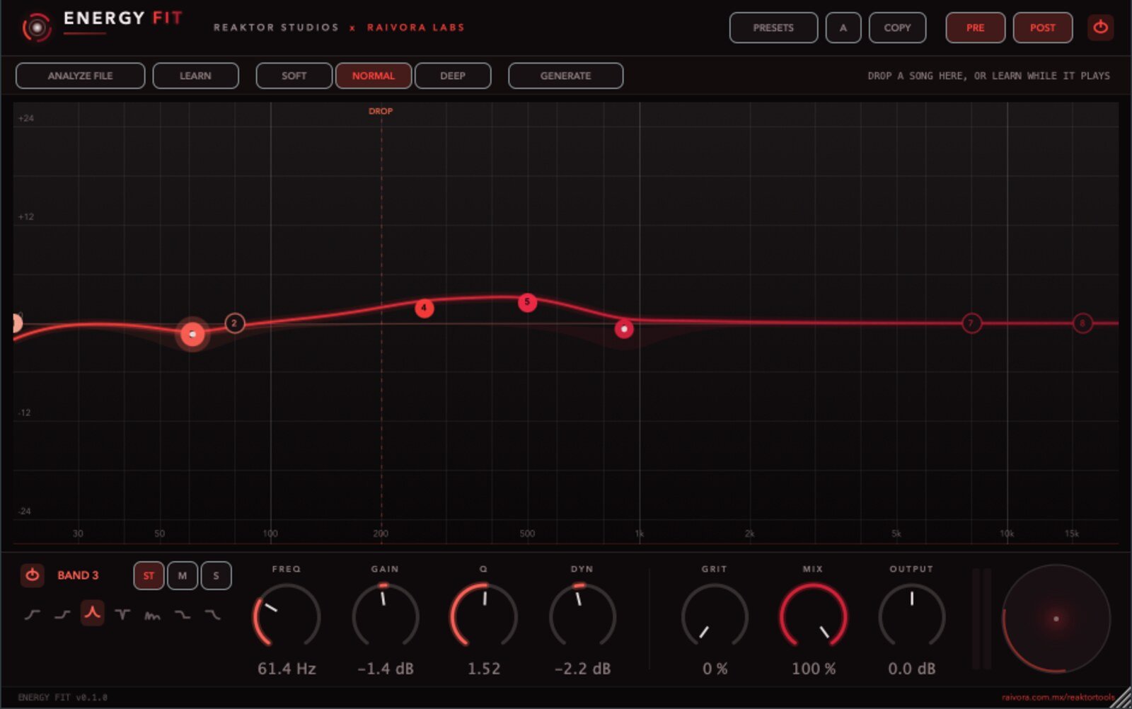 Energy Fit — EQ automático